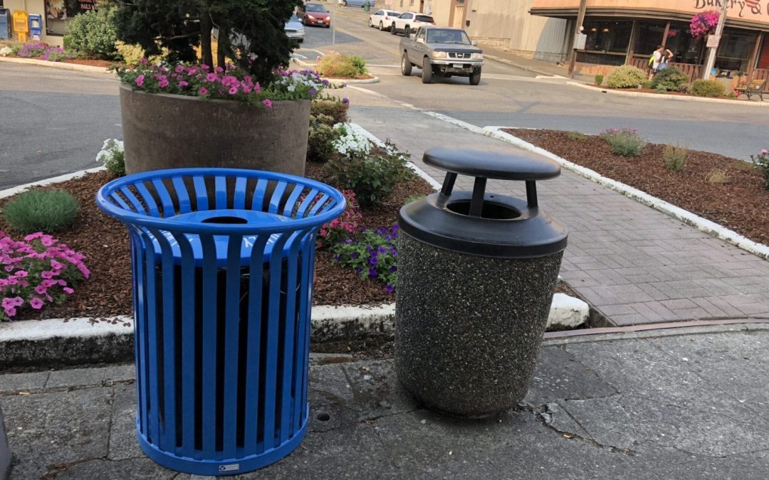 Recycling in Downtown