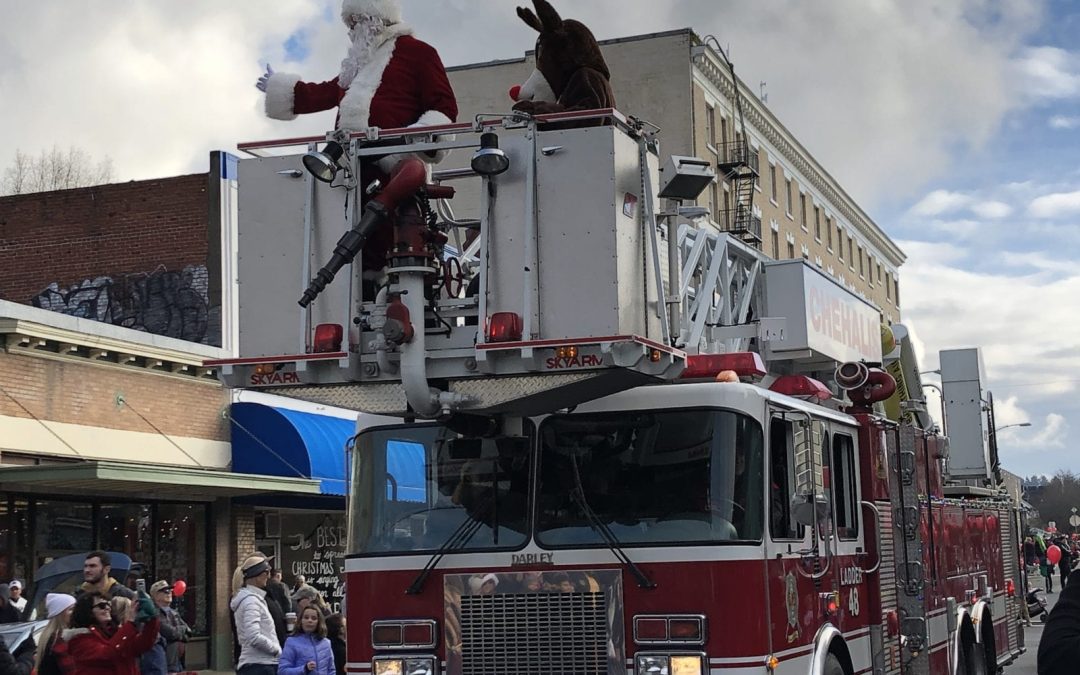 The 70th Santa Parade in Downtown Chehalis