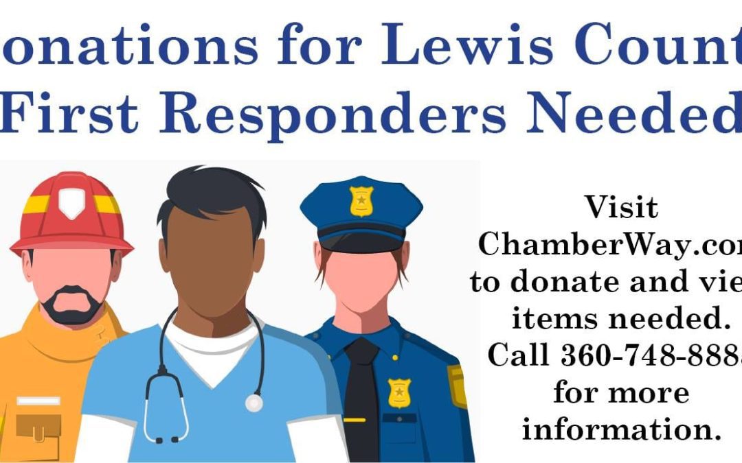 The Chamber Asks for Donations for First Responders