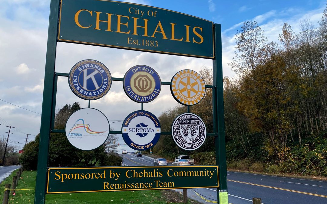 Chehalis Service Club Signage