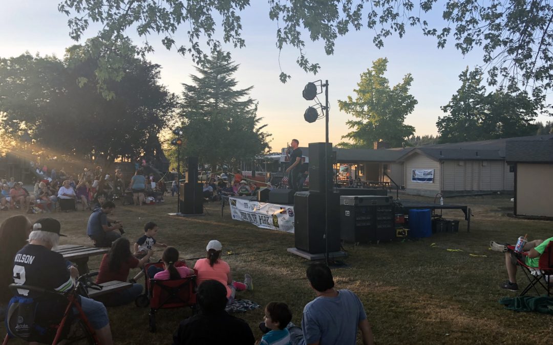 Free “Music in the Park” Concerts in Chehalis Every Summer